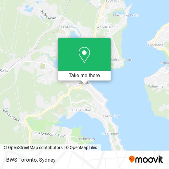 BWS Toronto map