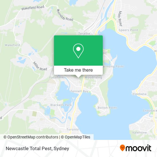 Newcastle Total Pest map
