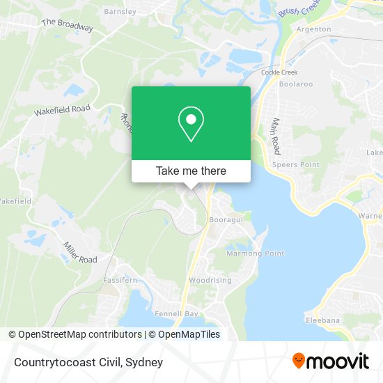 Countrytocoast Civil map