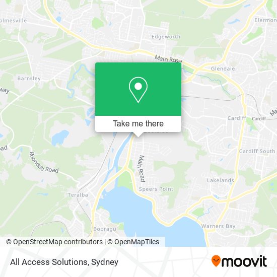 All Access Solutions map