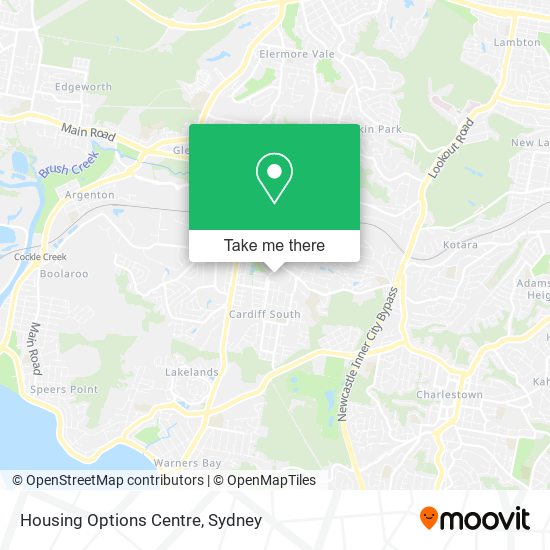 Housing Options Centre map