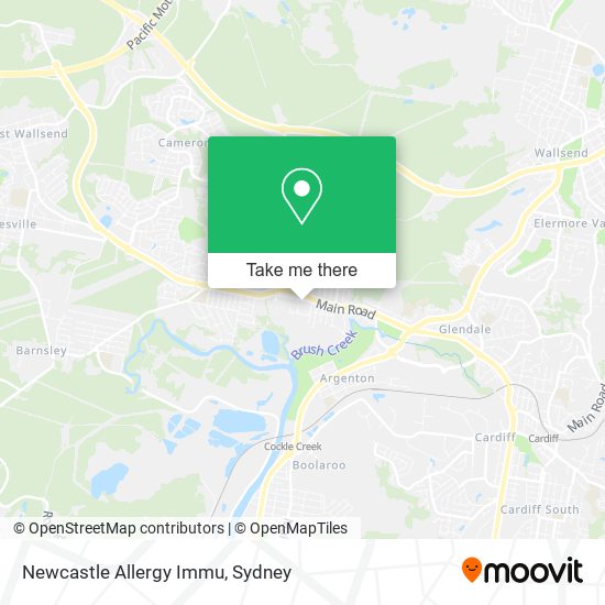 Mapa Newcastle Allergy Immu