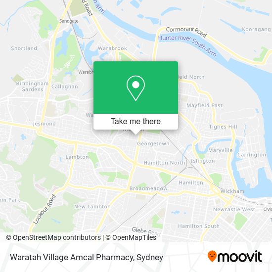 Waratah Village Amcal Pharmacy map