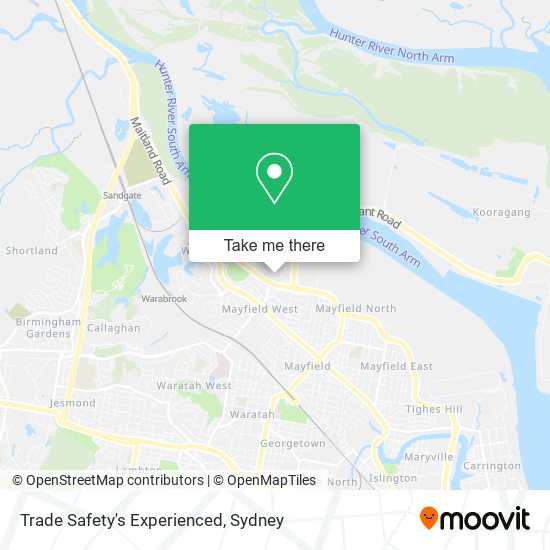 Trade Safety's Experienced map
