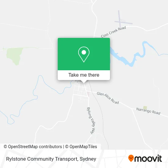 Rylstone Community Transport map