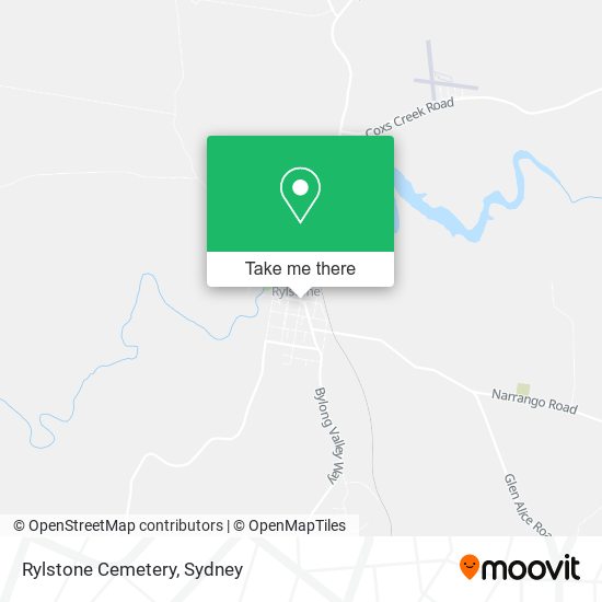 Rylstone Cemetery map