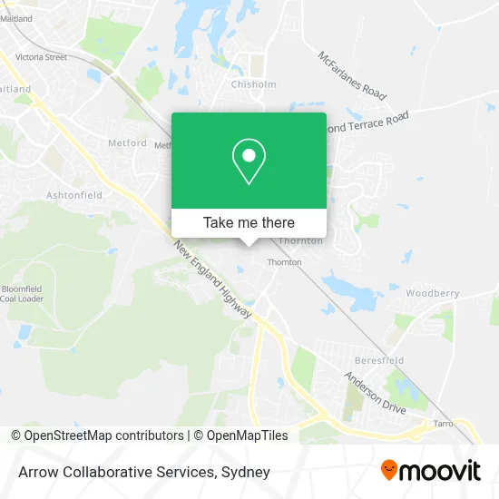 Mapa Arrow Collaborative Services