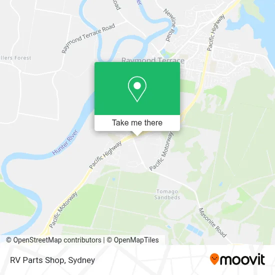 RV Parts Shop map