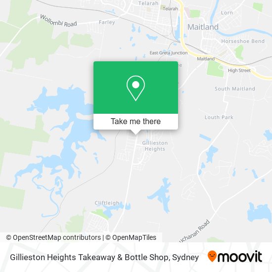 Gillieston Heights Takeaway & Bottle Shop map