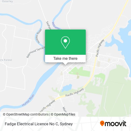 Fadge Electrical Licence No C map