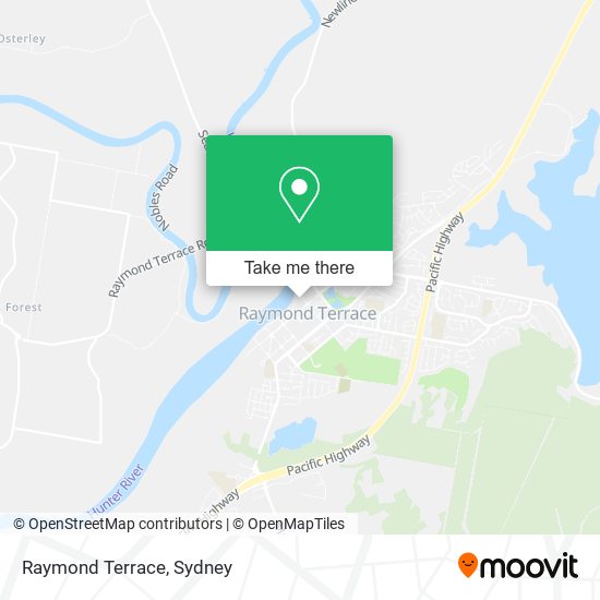 Raymond Terrace map