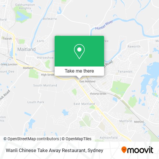 Wanli Chinese Take Away Restaurant map