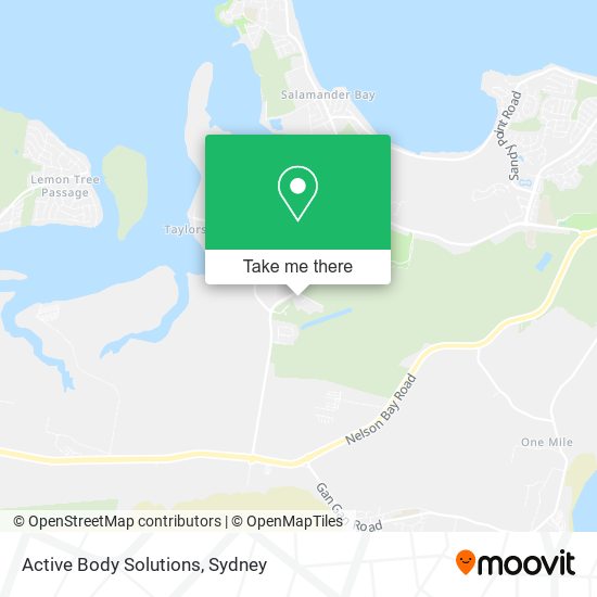 Active Body Solutions map