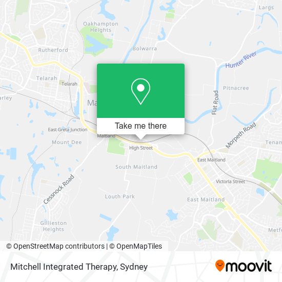 Mitchell Integrated Therapy map