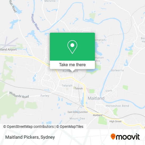 Maitland Pickers map