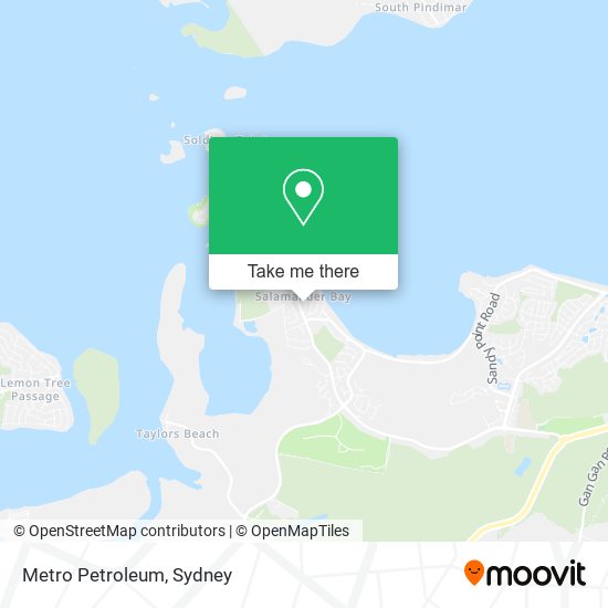 Metro Petroleum map