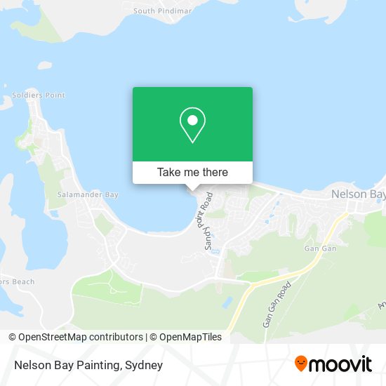 Nelson Bay Painting map