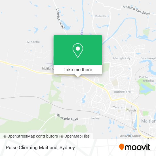 Pulse Climbing Maitland map