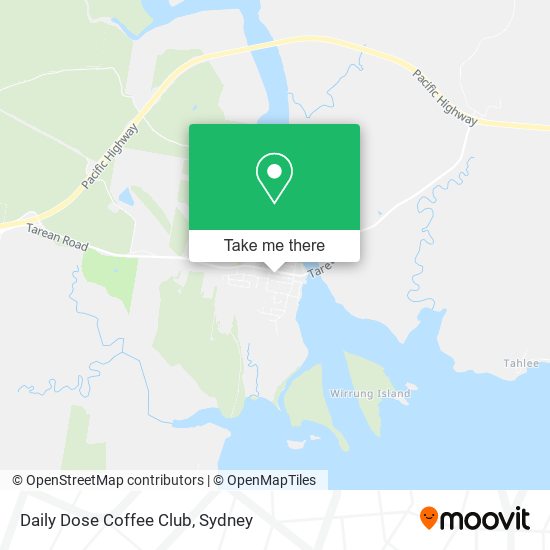 Daily Dose Coffee Club map