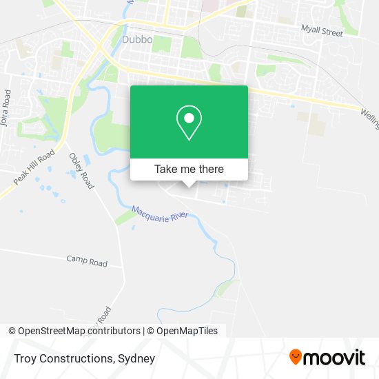 Troy Constructions map