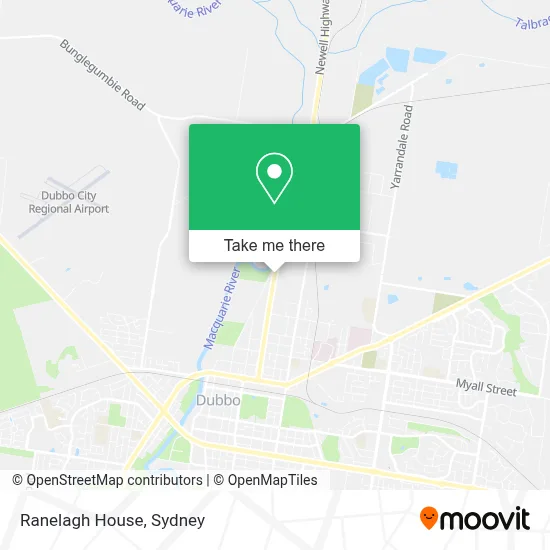 Ranelagh House map