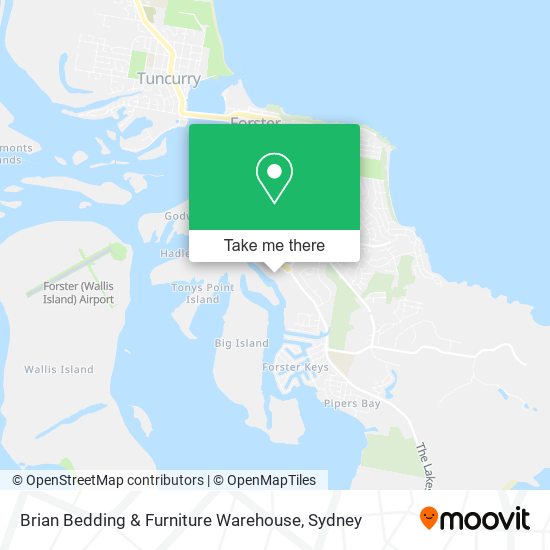 Brian Bedding & Furniture Warehouse map