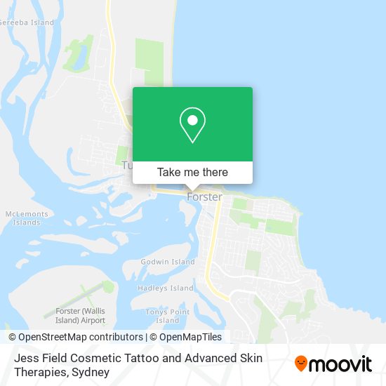 Jess Field Cosmetic Tattoo and Advanced Skin Therapies map