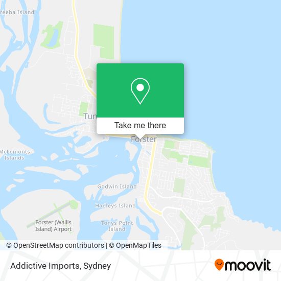 Addictive Imports map