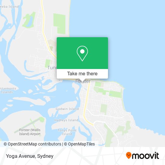 Yoga Avenue map