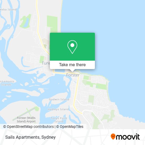 Sails Apartments map