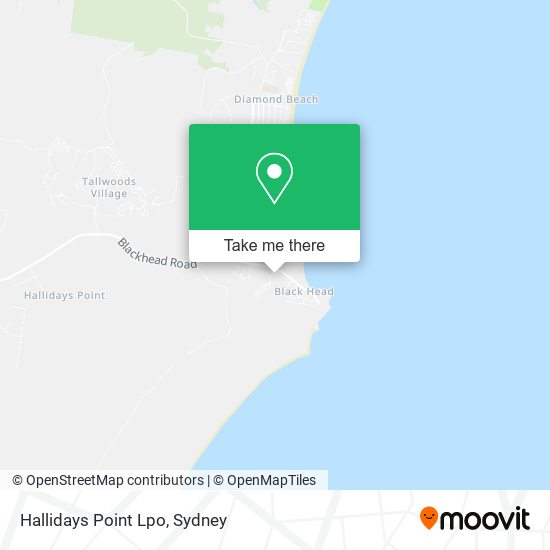 Hallidays Point Lpo map