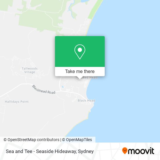 Sea and Tee - Seaside Hideaway map
