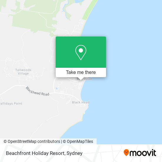 Beachfront Holiday Resort map