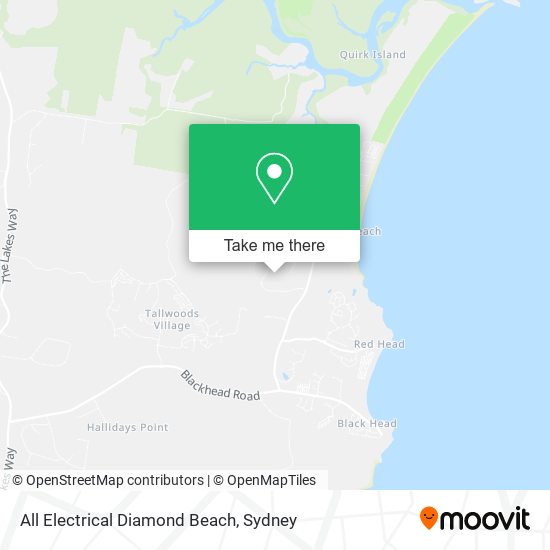 All Electrical Diamond Beach map