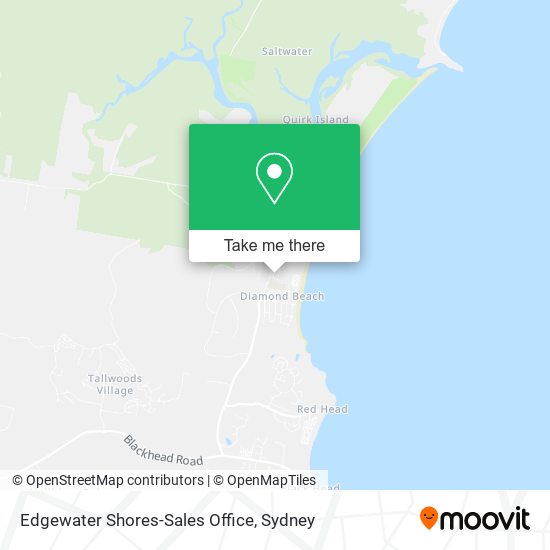 Edgewater Shores-Sales Office map