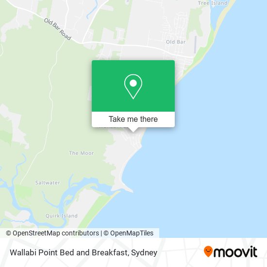 Wallabi Point Bed and Breakfast map