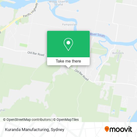 Kuranda Manufacturing map