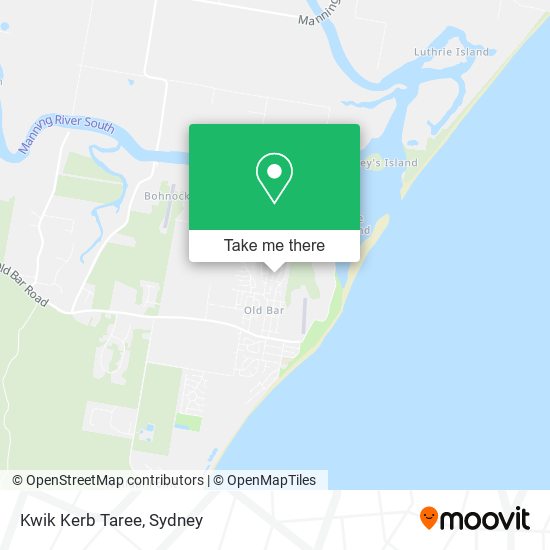 Kwik Kerb Taree map