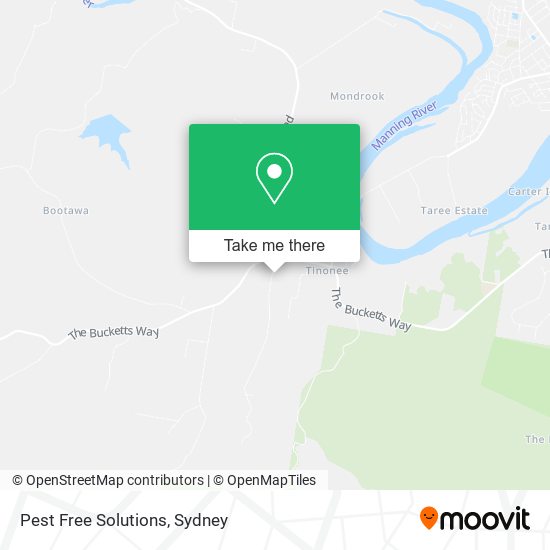 Pest Free Solutions map