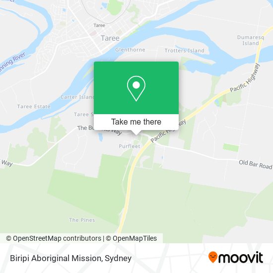 Biripi Aboriginal Mission map