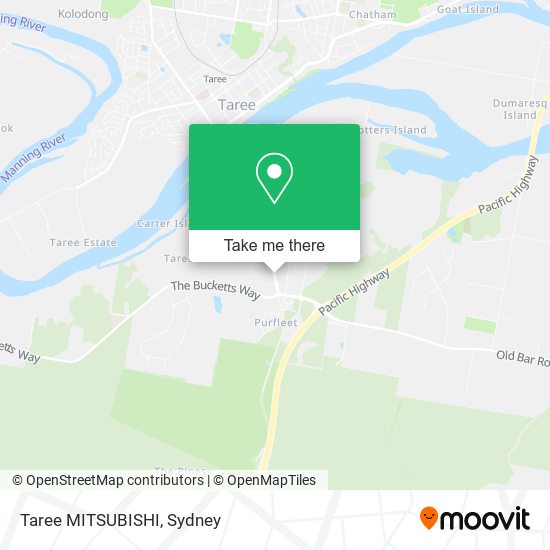 Taree MITSUBISHI map