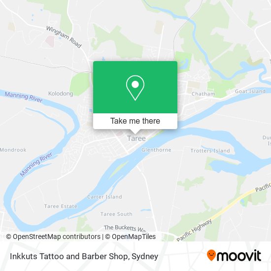 Inkkuts Tattoo and Barber Shop map