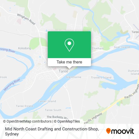 Mid North Coast Drafting and Construction-Shop map