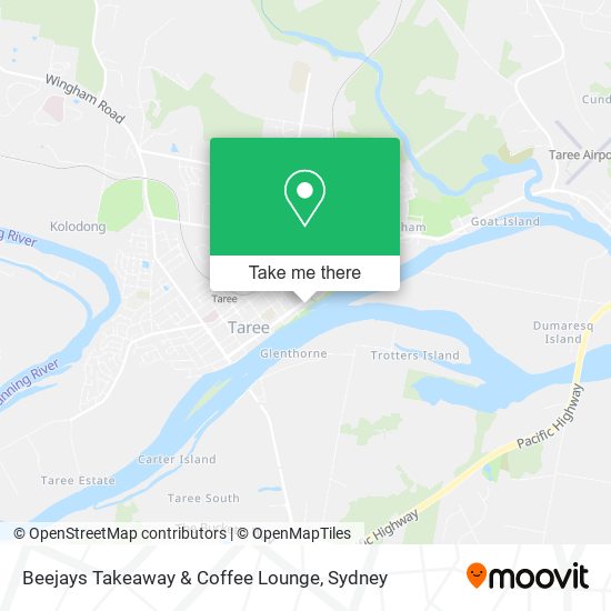Beejays Takeaway & Coffee Lounge map
