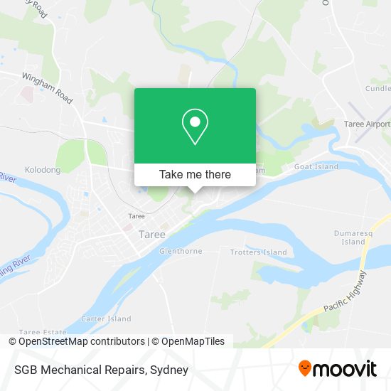 SGB Mechanical Repairs map