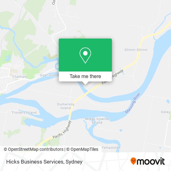 Hicks Business Services map