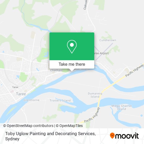 Mapa Toby Uglow Painting and Decorating Services