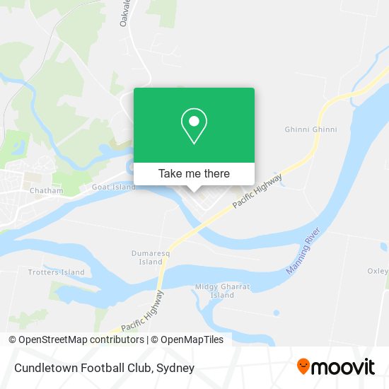 Cundletown Football Club map