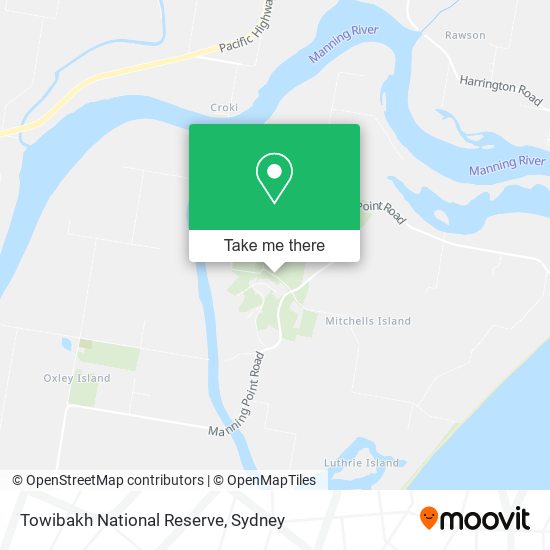 Towibakh National Reserve map