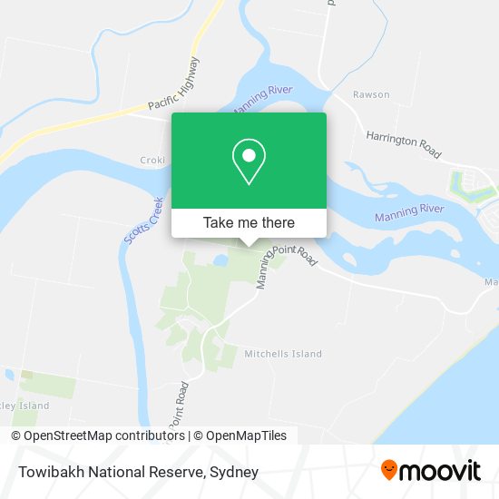 Towibakh National Reserve map